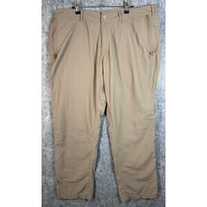 Clothing Arts Mens P Cubed Pick-Pocket Proof Travel Pants Light Tan 38x30